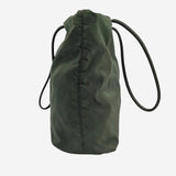 KHAKI LARGE NYLON SKULDERTASKE