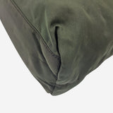 KHAKI LARGE NYLON SKULDERTASKE