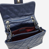 Medium glazed Aged calfskin Coco Flap Bag