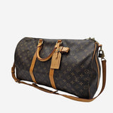 MONOGRAM CANVAS KEEPALL BANDOULIERE 50