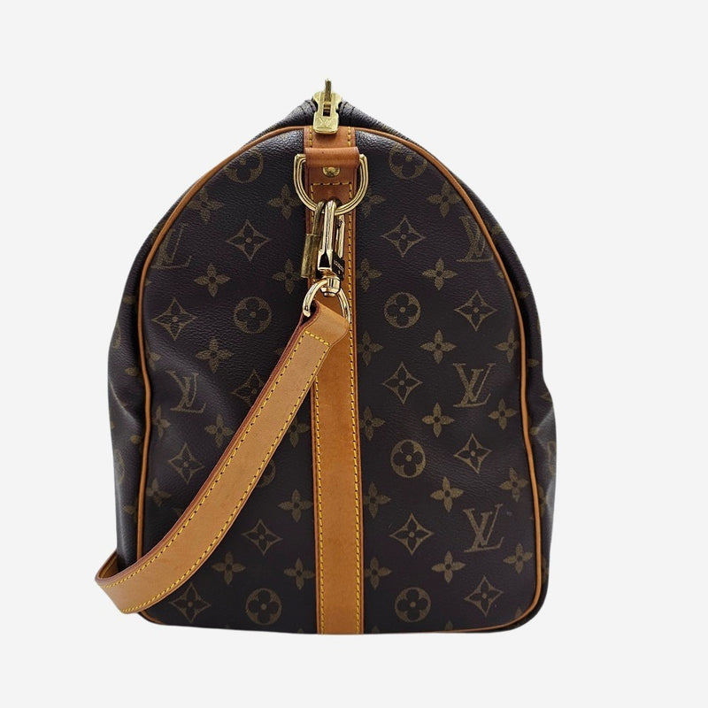 MONOGRAM CANVAS KEEPALL BANDOULIERE 50