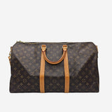 MONOGRAM CANVAS KEEPALL BANDOULIERE 50