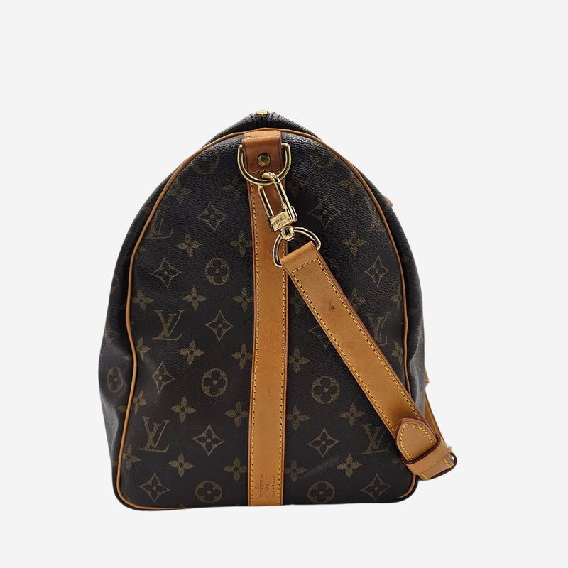 MONOGRAM CANVAS KEEPALL BANDOULIERE 50