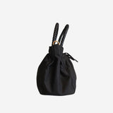 Nylon bow crossbody