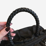 Nylon bow crossbody