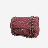 Rose Fonce CLASSIC DOUBLE FLAP MEDIUM