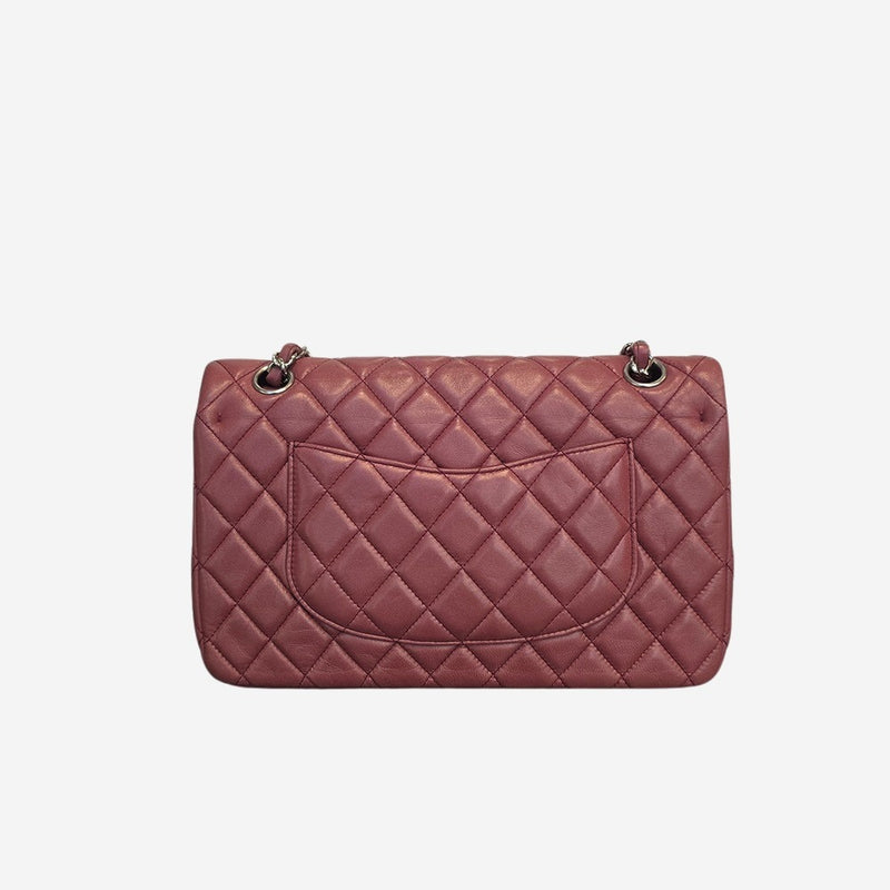 Rose Fonce CLASSIC DOUBLE FLAP MEDIUM