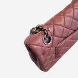 Rose Fonce CLASSIC DOUBLE FLAP MEDIUM