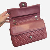 Rose Fonce CLASSIC DOUBLE FLAP MEDIUM