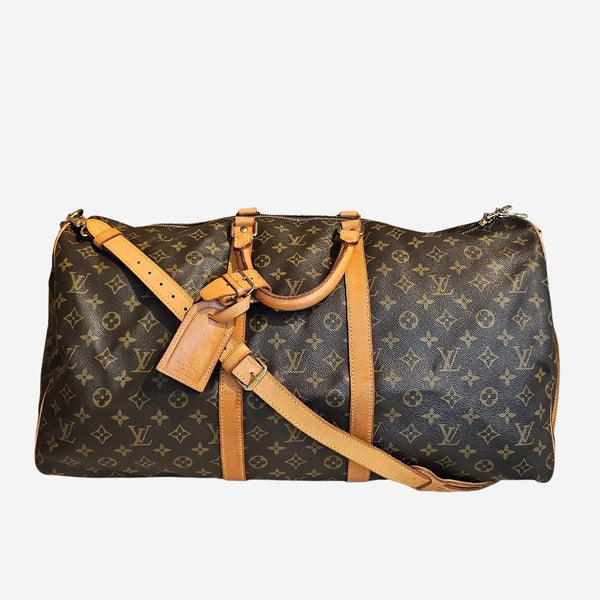 MONOGRAM CANVAS KEEPALL 55 BANDOULIERE