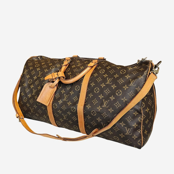 MONOGRAM CANVAS KEEPALL 55 BANDOULIERE