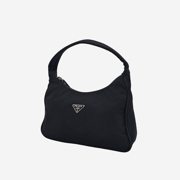 Sort Nylon Hobo