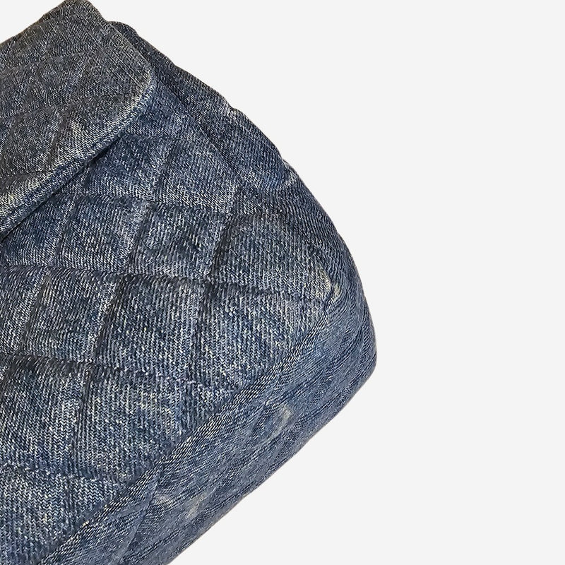 20B large denimblå single flap