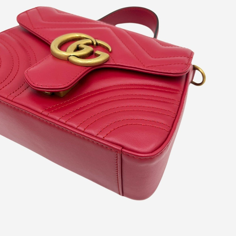 GG MARMONT MINI TOP HANDLE BAG