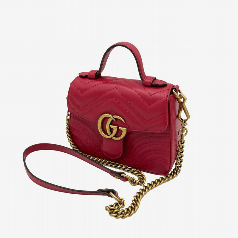 GG MARMONT MINI TOP HANDLE BAG