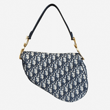 Oblique Jacquard saddle bag