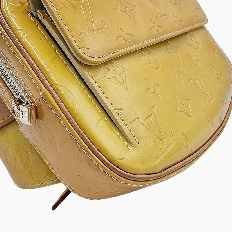 Louis Vuitton Monogram Vernis Fulton Waist Bag Lime Yellow – Bella