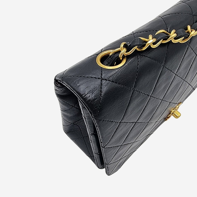 SORT FULL FLAP BAG taske fra brand: CHANEL - We Do Vintage