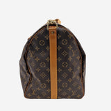 MONOGRAM CANVAS KEEPALL 55 BANDOULIERE taske fra brand: LOUIS VUITTON - We Do Vintage