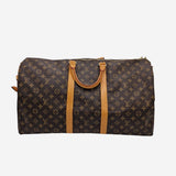 MONOGRAM CANVAS KEEPALL 55 BANDOULIERE taske fra brand: LOUIS VUITTON - We Do Vintage