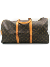 Monogram Canvas Keepall Bandouliere 50 taske fra brand: LOUIS VUITTON - We Do Vintage