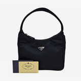 Sort Nylon Hobo